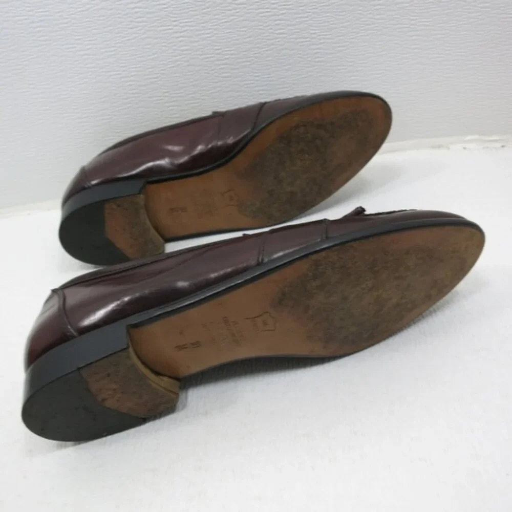 Alfani Full Strap Leather Dress Loafers Men's Fashion Footwear Italy Sz 10 M